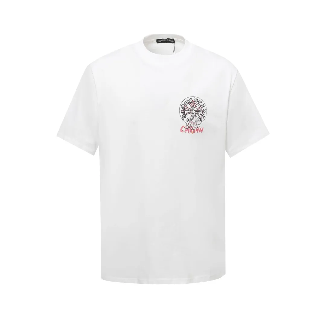 P170 Chrome Hearts* Chrome Hearts are made of 300g double yarn fabric, 1*1 Solona rib, imported digital white ink direct injection + foaming, 3D relief effect, in the perfect blend of fashion and science, a feast of precision and color, high-definition color details, green and environmentally friendly concepts, loose version, same style for men and women. Color: Black White Size: XS S M L